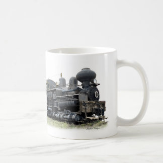 Shay aufzeichnenlokomotive kaffeetasse