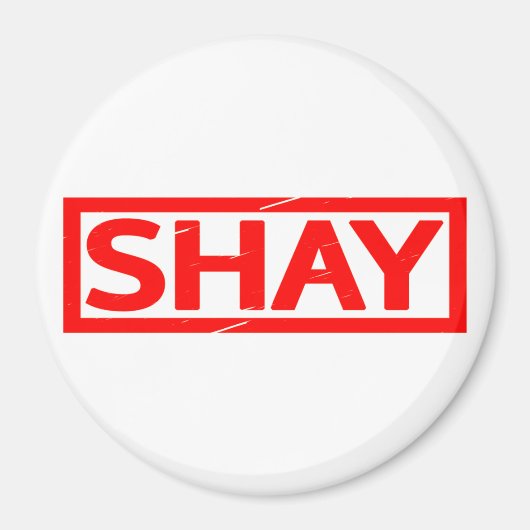 Shay Briefmarke Magnet (Vorne)