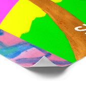 SHAYHAYKEY Gold - einfaches Reiki-Symbol Poster (Ecke)