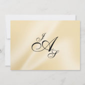 Shayla Perlen und Spitze, die | Eierschale Wedding Einladung (Rückseite)