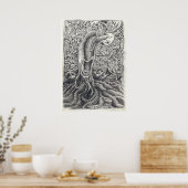 Shayol, Tinte zeichnend Poster (Küche)