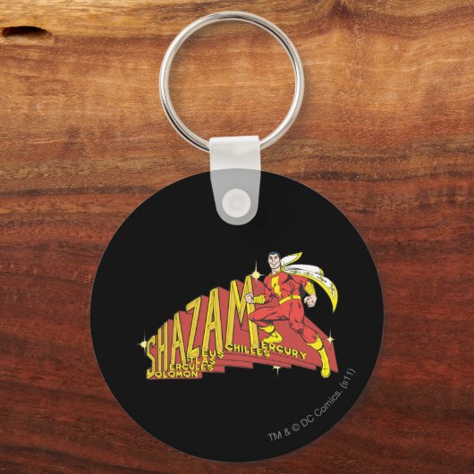 Shazam Acronym Schlüsselanhänger (Vorderseite)