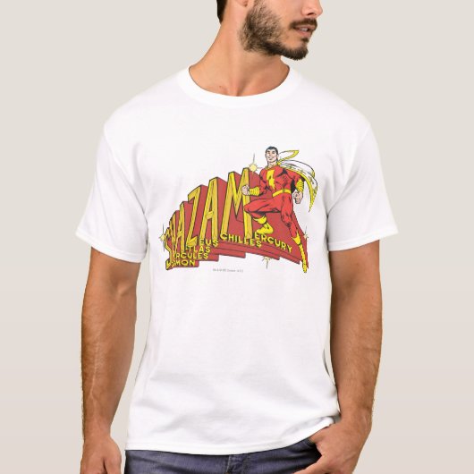 Shazam Acronym T-Shirt (Vorderseite)