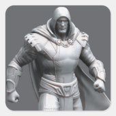 Shazam Alternate Quadratischer Aufkleber (Vorderseite)