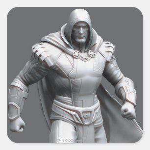 Shazam Alternative Quadratischer Aufkleber