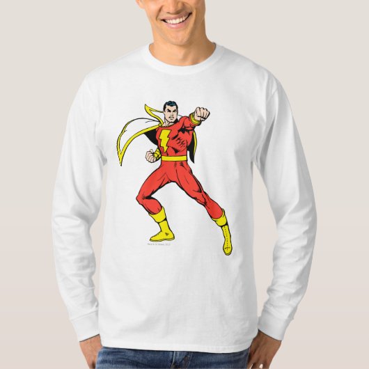 Shazam bereit für den Kampf T-Shirt (Vorderseite)