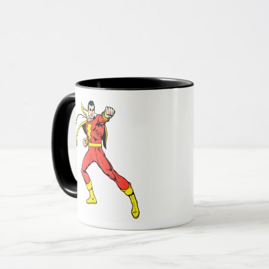 Shazam bereit für den Kampf Tasse (Vorderseite Links)