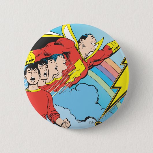SHAZAM/Billy Batson Button (Vorderseite)
