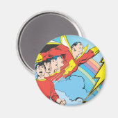 SHAZAM/Billy Batson Magnet (Vorderseite/Rückseite)