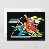 SHAZAM-Familie Postkarte (Vorne/Hinten)