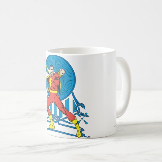 SHAZAM im Kampf Kaffeetasse (VorderseiteRechts)