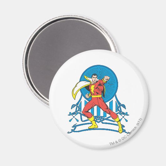 SHAZAM im Kampf Magnet (Vorderseite/Rückseite)