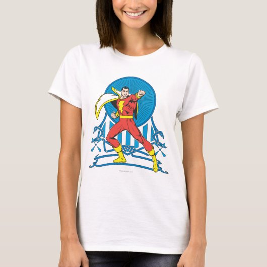 SHAZAM im Kampf T-Shirt (Vorderseite)