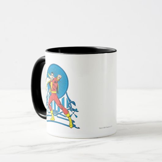 SHAZAM im Kampf Tasse (Vorderseite Links)