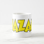 Shazam Logo Gelb Kaffeetasse (Mittel)