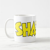Shazam Logo Gelb Kaffeetasse (Links)
