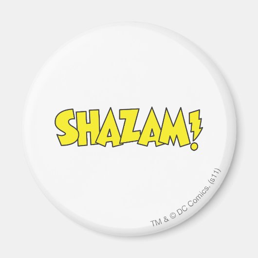 Shazam Logo Gelb Magnet (Vorne)