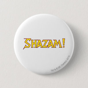 Shazam Logo Gelb/Rot Button