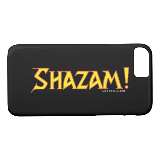 Shazam-Logo Gelb/Rot Case-Mate iPhone Hülle (Rückseite (Horizontal))