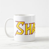Shazam-Logo Gelb/Rot Kaffeetasse (Links)