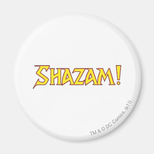 Shazam-Logo Gelb/Rot Magnet (Vorne)