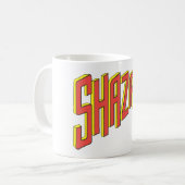 Shazam-Logo rot/gelb Kaffeetasse (Vorderseite Links)