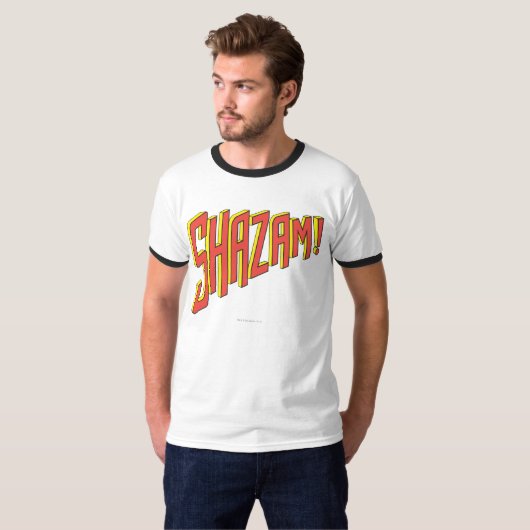 Shazam-Logo rot/gelb T-Shirt (Vorne ganz)