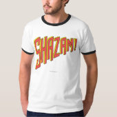 Shazam-Logo rot/gelb T-Shirt (Vorderseite)