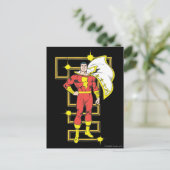 SHAZAM-Posen Postkarte (Stehend Vorderseite)