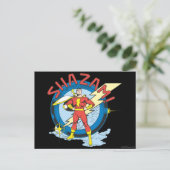 Shazam Postkarte (Stehend Vorderseite)