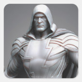 Shazam Quadratischer Aufkleber (Vorderseite)