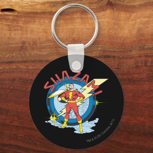 Shazam Schlüsselanhänger (Vorderseite)
