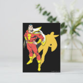 SHAZAM Shadow Postkarte (Stehend Vorderseite)