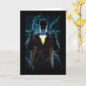 SHAZAM! | Shazam u. Fähigkeits-Blitz-Typografie Karte (Gelbe Blume)