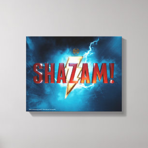 SHAZAM!   Theaterlogo Leinwanddruck