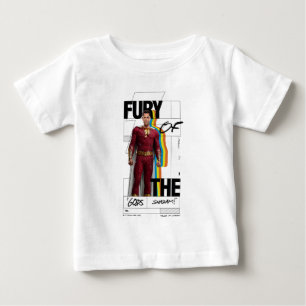 SHAZAM! Zorn der Götter   Retro-Album-Style-Art Baby T-shirt