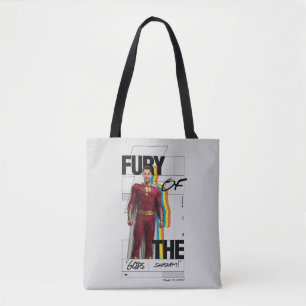 SHAZAM! Zorn der Götter   Retro-Album-Style-Art Tasche