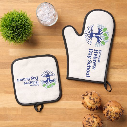 SHDS Cooks Sammlung Ofenhandschuh & Topflappen-Set (Oben Unten)