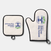 SHDS Oven Mitt and Pot Holder Ofenhandschuh & Topflappen-Set (Vorderseite)