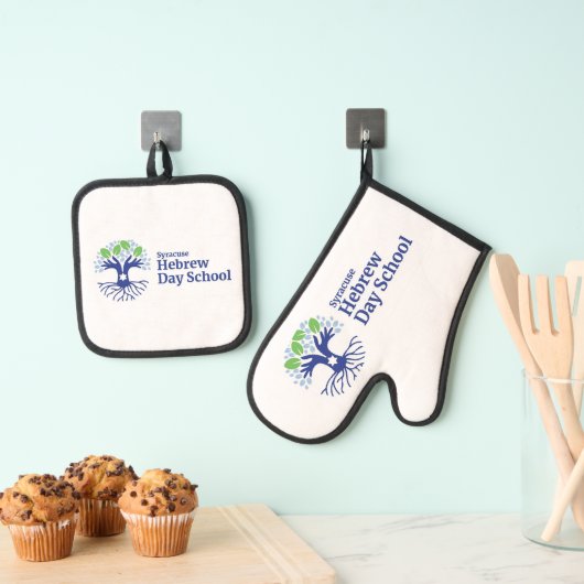 SHDS Oven Mitt and Pot Holder Ofenhandschuh & Topflappen-Set (Insitu (Hängend))