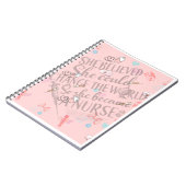 She Believed She Could -- RN Pastel Notebook Notizblock (Linke Seite)