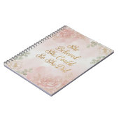 She Believed She Could, So She Did Journal Notizblock (Linke Seite)