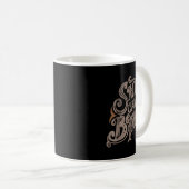She Can Not Be Tamed Vector Retro Style Design  Kaffeetasse (VorderseiteRechts)