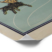 She Caught Toto by the Ear. Poster (Ecke)