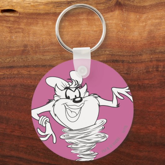 She-Devil Black and White Schlüsselanhänger (Vorderseite)