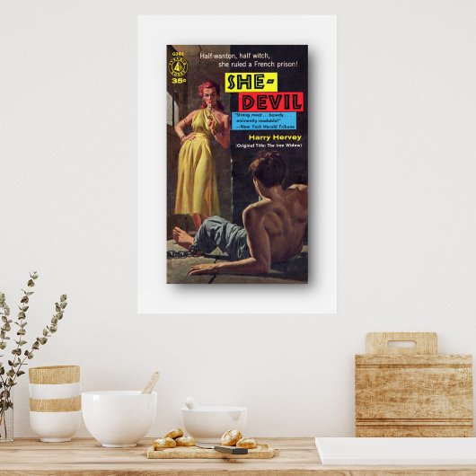 She-Devil von Harry Hervey Poster (Küche)
