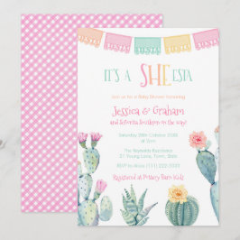 She-ESTA Señorita Mexican Fiesta Girl Baby Shower Einladung