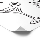 She Found Her Boo Bridal Shower Welcome Sign Poster (Ecke)