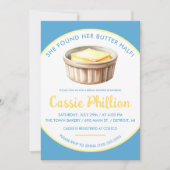 She Found her Butter Half Bridal Shower Einladung (Vorderseite)