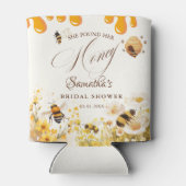 She found her honey Bee bridal shower Dosenkühler (Rückseite)